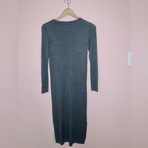 Catherine Malandrino, winter-gray, sweater midi-dress, light-weight, size XS